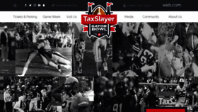 What Taxslayergatorbowl.com website looked like in 2020 (3 years ago)