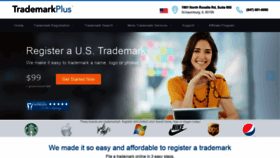 What Trademarkplus.net website looked like in 2020 (4 years ago)