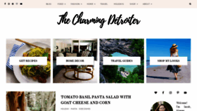 What Thecharmingdetroiter.com website looked like in 2020 (3 years ago)