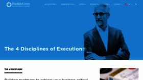 What The4disciplinesofexecution.com website looked like in 2020 (3 years ago)