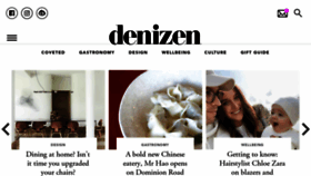 What Thedenizen.co.nz website looked like in 2020 (6 years ago)