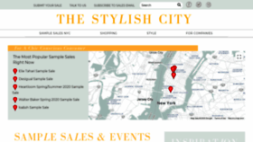 What Thestylishcity.com website looked like in 2020 (3 years ago)