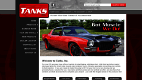 What Tanksinc.com website looked like in 2020 (3 years ago)
