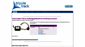 What Trippletrack.dk website looked like in 2020 (3 years ago)