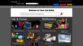 What Toner-ink-cartridge.co.uk website looked like in 2020 (3 years ago)