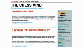 What Thechessmind.net website looked like in 2020 (3 years ago)