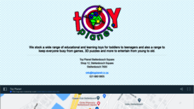 What Toyplanet.co.za website looked like in 2020 (3 years ago)