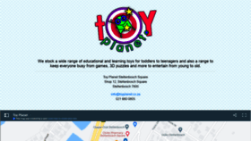 What Toyplanet.co.za website looked like in 2020 (5 years ago)