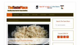 What Thetasteplace.com website looked like in 2020 (3 years ago)
