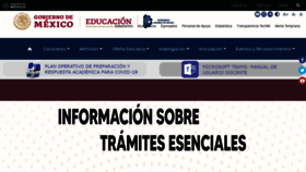 What Teccan.edu.mx website looked like in 2020 (3 years ago)