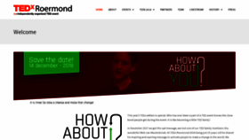 What Tedxroermond.nl website looked like in 2020 (3 years ago)
