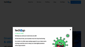 What Techugo.com website looked like in 2020 (5 years ago)