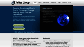 What Teldargroup.com website looked like in 2020 (3 years ago)