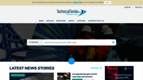 What Technicaltextile.net website looked like in 2020 (3 years ago)