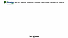 What Themillenniumschools.com website looked like in 2020 (3 years ago)