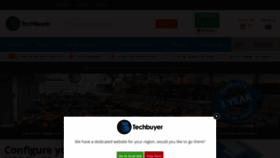 What Techbuyer.com website looked like in 2020 (3 years ago)