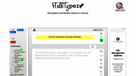 What Talktyper.com website looked like in 2020 (3 years ago)