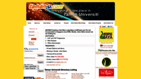 What Taman-u.com website looked like in 2020 (3 years ago)