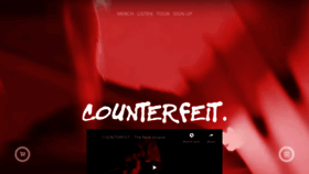 What Therealcounterfeit.com website looked like in 2020 (3 years ago)