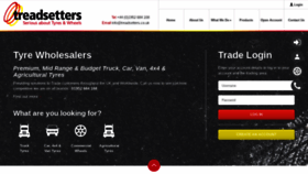 What Treadsetters.co.uk website looked like in 2020 (3 years ago)