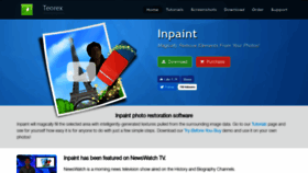 What Theinpaint.com website looked like in 2020 (3 years ago)