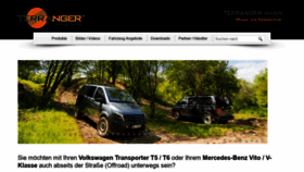 What Terranger.de website looked like in 2020 (3 years ago)