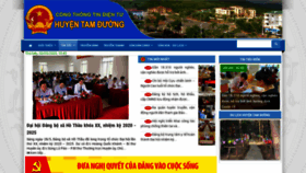 What Tamduong.laichau.gov.vn website looked like in 2020 (4 years ago)