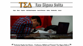 What Tausigmadelta.org website looked like in 2020 (3 years ago)