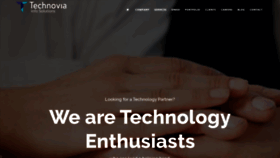 What Technovia.org website looked like in 2020 (3 years ago)
