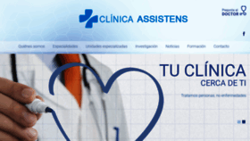 What Tuclinica.es website looked like in 2020 (3 years ago)