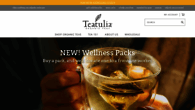 What Teatulia.com website looked like in 2020 (3 years ago)