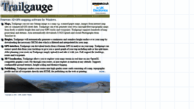 What Trailgauge.com website looked like in 2020 (3 years ago)