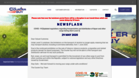 What Thecourierguy.co.za website looked like in 2020 (3 years ago)