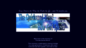 What Thequickenedword.com website looked like in 2020 (5 years ago)
