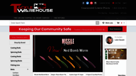 What Tacklewarehouse.com website looked like in 2020 (3 years ago)