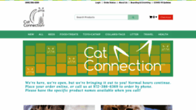 What Thecatconnection.com website looked like in 2020 (3 years ago)