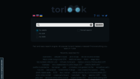 What Torlook.info website looked like in 2020 (3 years ago)