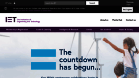 What Theiet.org website looked like in 2020 (3 years ago)