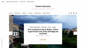 What Traveltorecovery.com website looked like in 2020 (3 years ago)