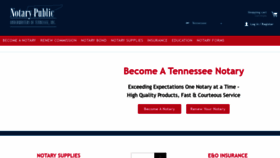 What Tennessee.notarypublicunderwriters.com website looked like in 2020 (3 years ago)