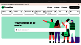 What Tripadvisor.fr website looked like in 2020 (3 years ago)