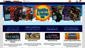 What Trollandtoad.com website looked like in 2020 (5 years ago)