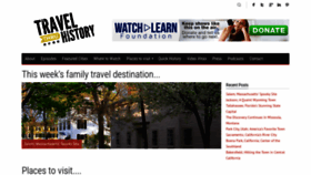 What Travelthruhistory.tv website looked like in 2020 (3 years ago)