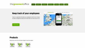 What Thegreenestoffice.com website looked like in 2020 (3 years ago)