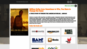 What Themilliondollararm.com website looked like in 2020 (3 years ago)