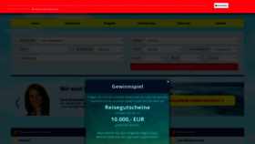 What Travelagency.de website looked like in 2020 (3 years ago)