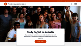 What Thelanguageacademy.com.au website looked like in 2020 (3 years ago)