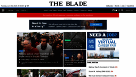 What Toledoblade.com website looked like in 2020 (3 years ago)