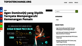 What Tofosterchange.org website looked like in 2020 (3 years ago)