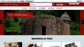 What Togo-tourisme.com website looked like in 2020 (3 years ago)